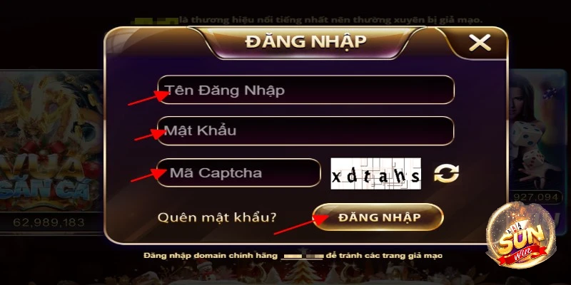 Hướng dẫn 3 bước đăng nhập Sunwin cho newbie